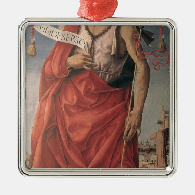 St. John the Baptist 2 Metal Ornament (Front)
