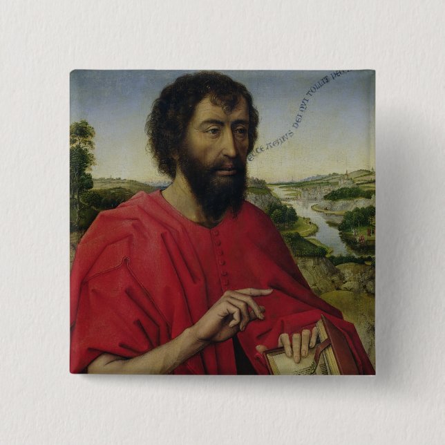 St. John the Baptist 2 Pinback Button (Front)