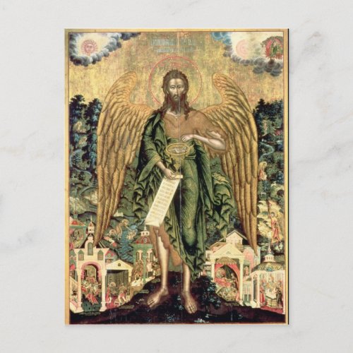 St John the Baptist Angel of the Wilderness Postcard