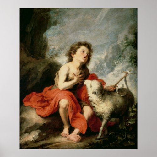 St John the Baptist as a Child c1665 Poster