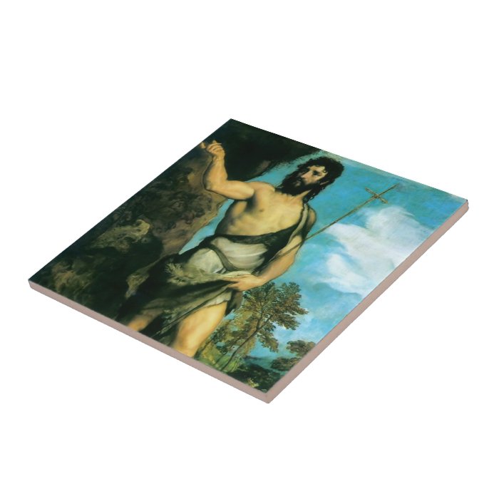 St. John the Baptist by Francesco Solimena Ceramic Tiles