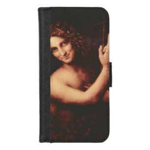 St John the Baptist by Leonardo daVinci iPhone 8/7 Wallet Case
