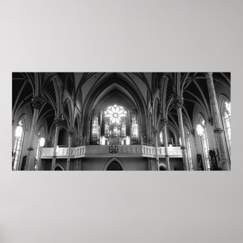 St John The Baptist Cathedral Savannh Ga Poster