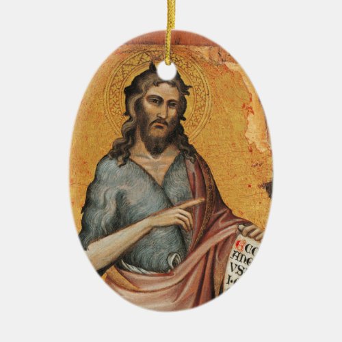 St John the Baptist Ceramic Ornament