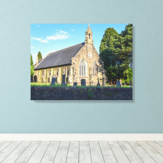 St John the Baptist Church, Rogerstone Canvas Print