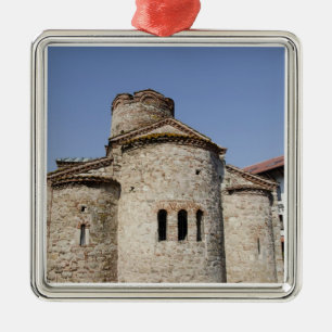St. John the Baptist cruciform church Metal Ornament