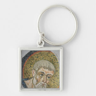 St. John the Baptist: Fragment of a mosaic Keychain