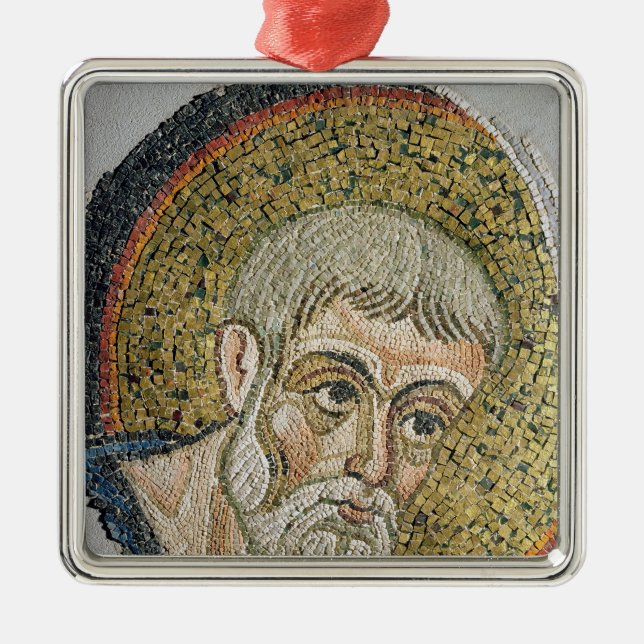 St. John the Baptist: Fragment of a mosaic Metal Ornament (Front)