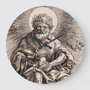 St. John the Baptist Holding the Lamb Large Clock