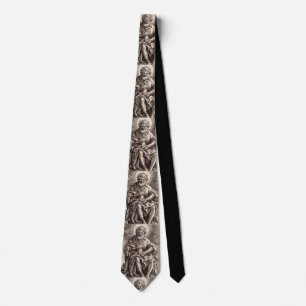 St. John the Baptist Holding the Lamb Religious Neck Tie