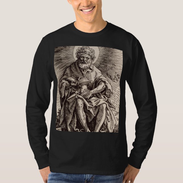 St. John the Baptist Holding the Lamb  T-Shirt (Front)