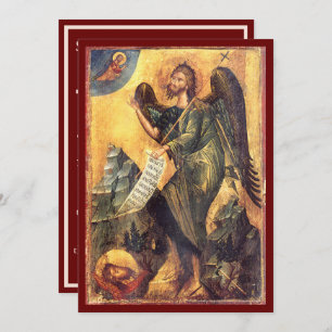 St. John the Baptist icon prayer card