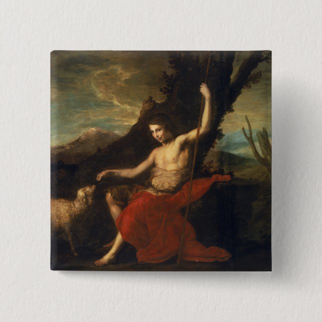 St. John the Baptist in the Wilderness Button (Front)