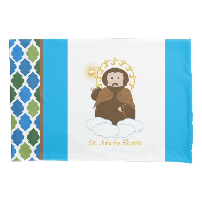 St. John the Baptist Pillow Case (Front)
