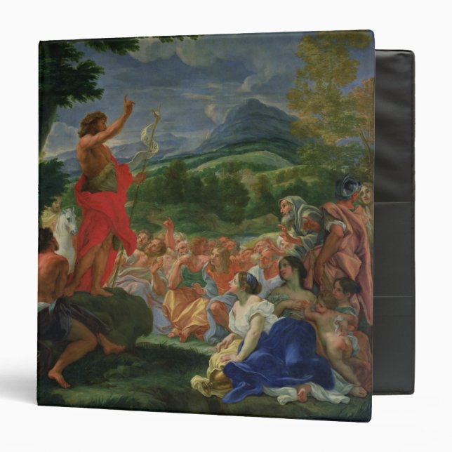 St. John the Baptist Preaching, painted before 169 Binder (Front/Inside)