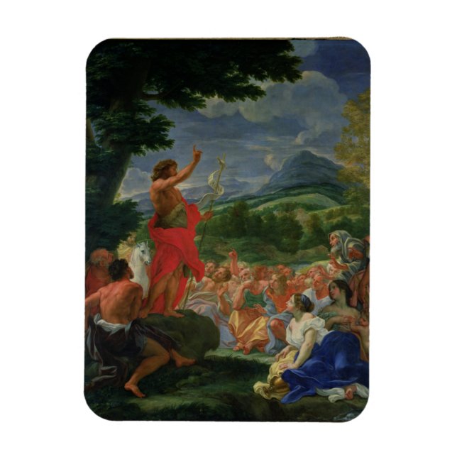 St. John the Baptist Preaching, painted before 169 Magnet (Vertical)