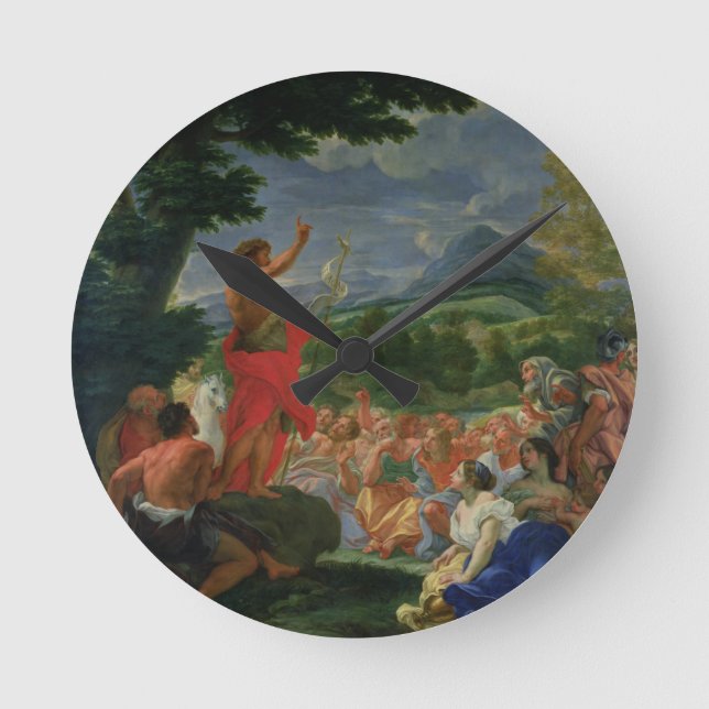 St. John the Baptist Preaching, painted before 169 Round Clock (Front)