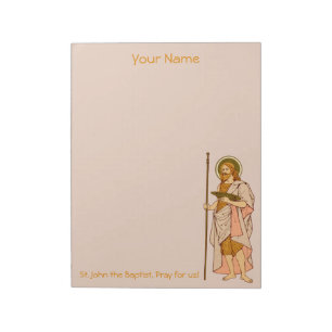 St. John the Baptist (RLS 06) 8.5"x11" Notepad