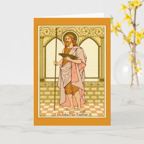 St John the Baptist RLS 06 Blank Greeting Card