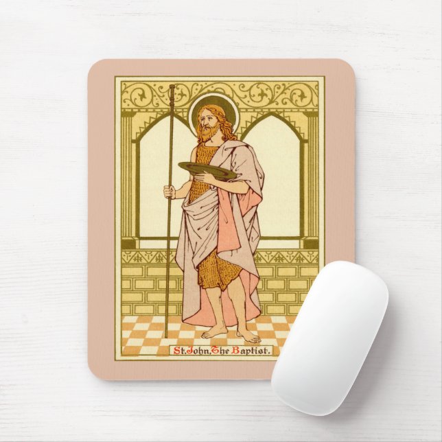 St. John the Baptist (RLS 06) (Style 1) Mouse Pad (With Mouse)