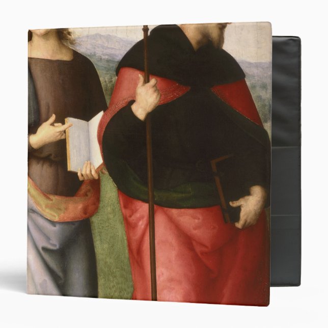 St. John the Evangelist and St. Augustine of Binder (Front/Inside)