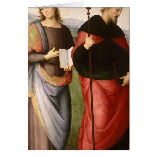 St. John the Evangelist and St. Augustine of Cards (Front)