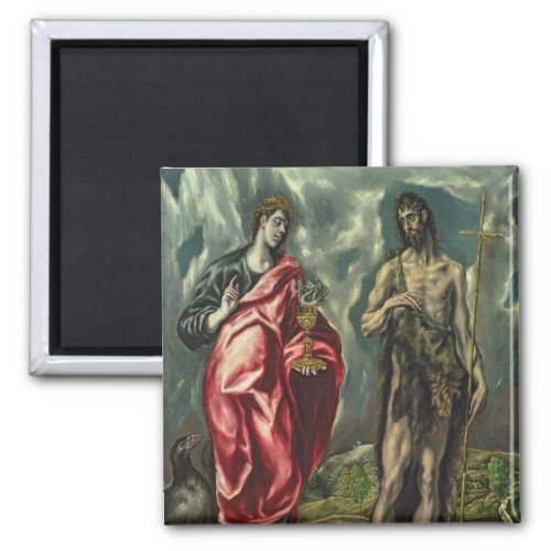 St John the Evangelist and St John the Baptist Magnet