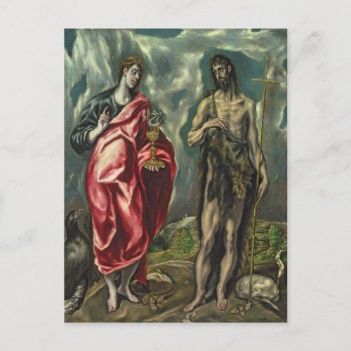 St John the Evangelist and St John the Baptist Postcard