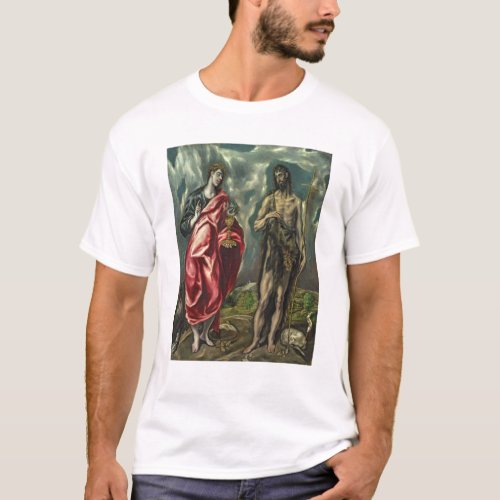 St John the Evangelist and St John the Baptist T_Shirt