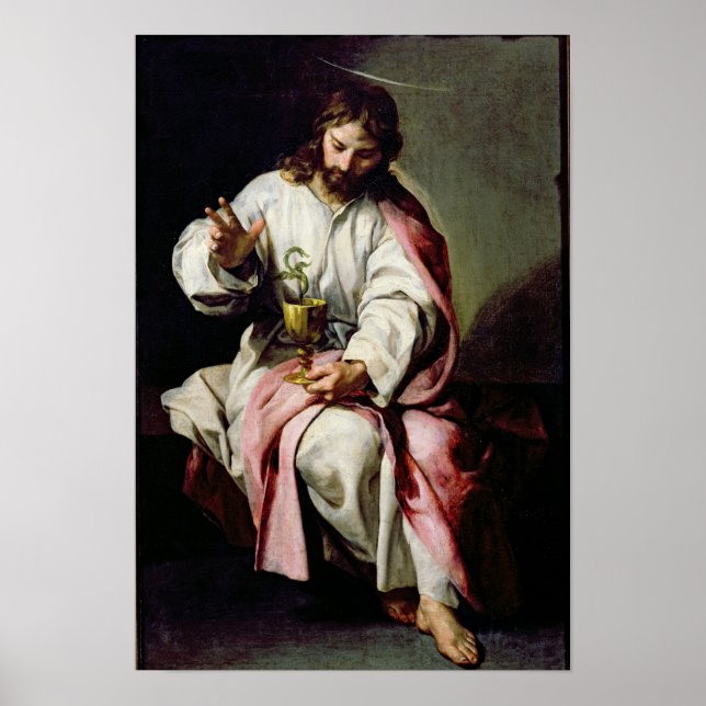 St. John the Evangelist and the Poisoned Cup Poster (Front)