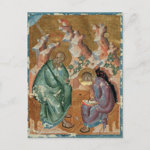 St John the Evangelist by Andrei Rublev Postcard