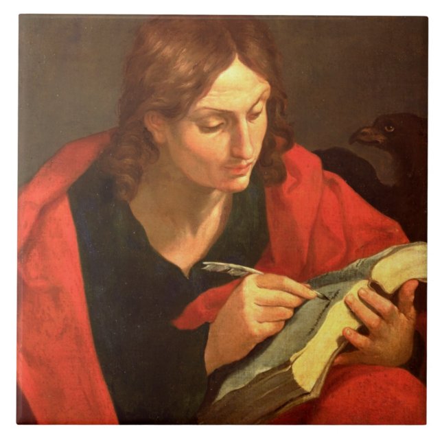 St. John the Evangelist Ceramic Tile (Front)