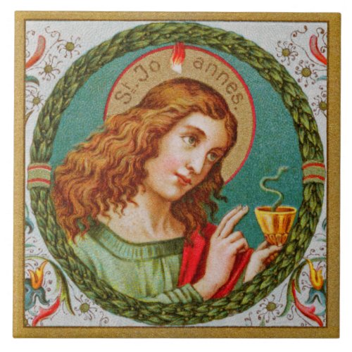 St John the Evangelist JMAS 06 Ceramic Tile