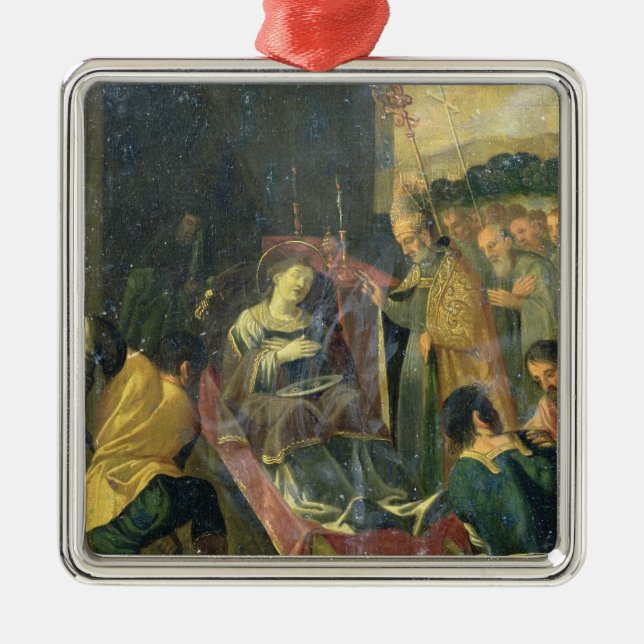 St John the Evangelist Metal Ornament (Front)