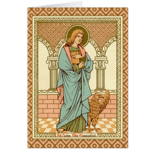 St John the Evangelist RLS07 Blank Greeting Card
