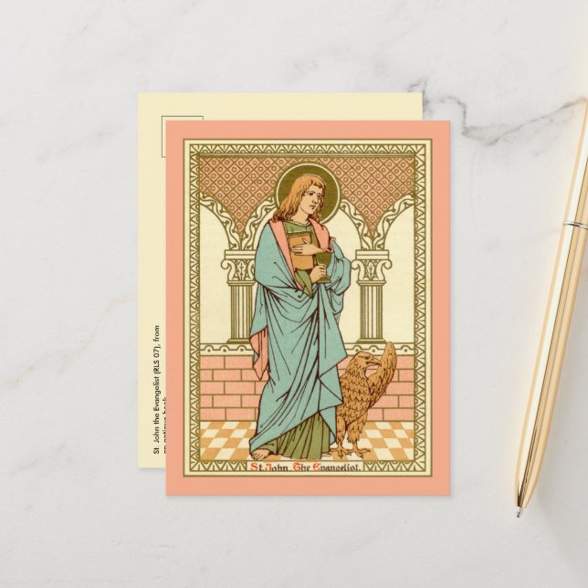 St. John the Evangelist (RLS 07) Postcard (Front/Back In Situ)