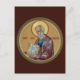 St. John the Theologian Prayer Card