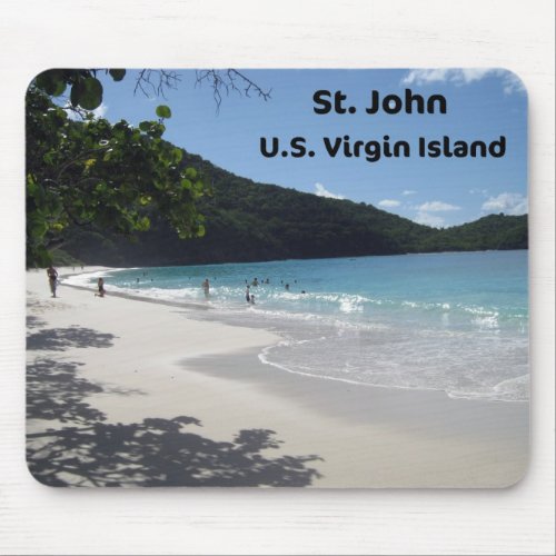 St John US Virgin Island Mouse Pad