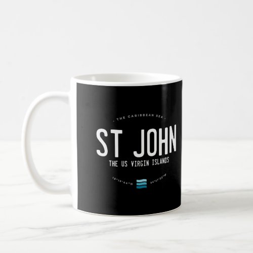 St John Usvi Beach Waves Coffee Mug