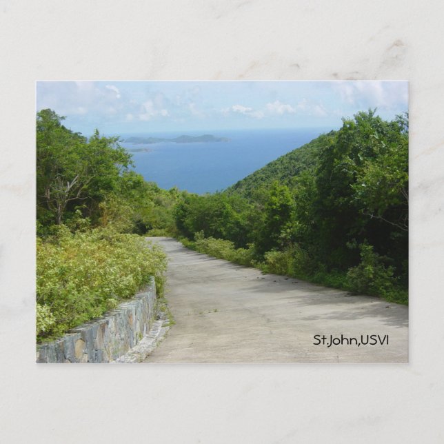 St.John,USVI Postcard (Front)