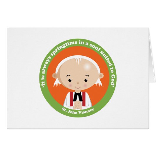 St. John Vianney Cards (Front Horizontal)