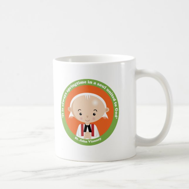 St. John Vianney Coffee Mug (Right)