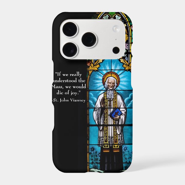 St. John Vianney Iphone Case (Back)