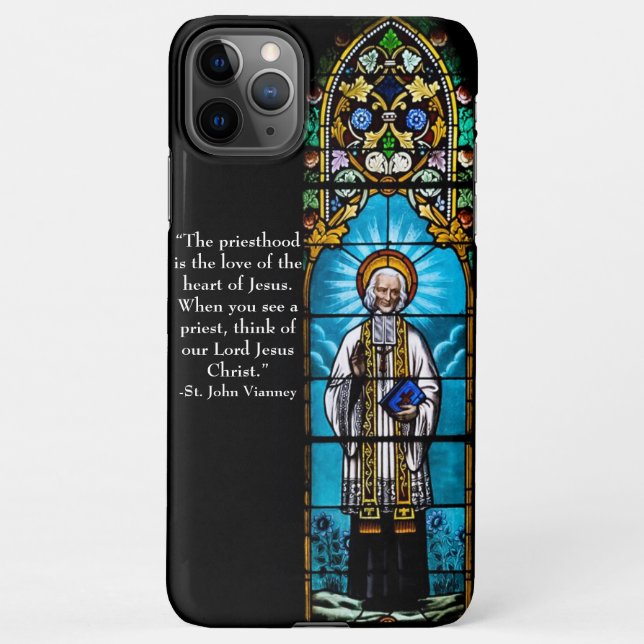 St. John Vianney iPhone Case (Back)