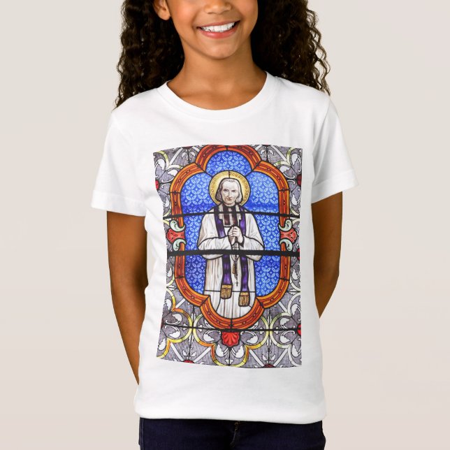 St. John Vianney Patron Saint of Parish Priests T-Shirt (Front)