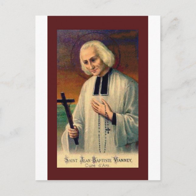 St. John Vianney Postcard (Front)