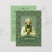 St. John Vianney, Priest Holy Cards (Front/Back)