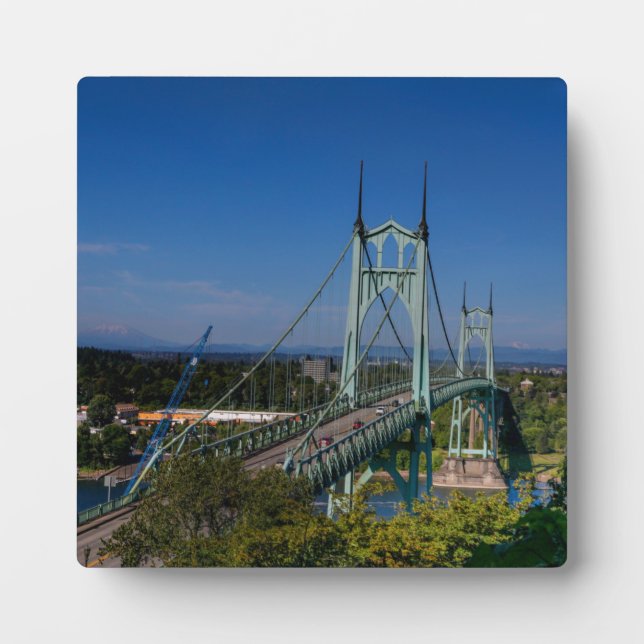 St Johns Bridge | Portland Oregon Plaque (Front)