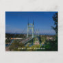 St Johns Bridge| Portland Oregon Postcard