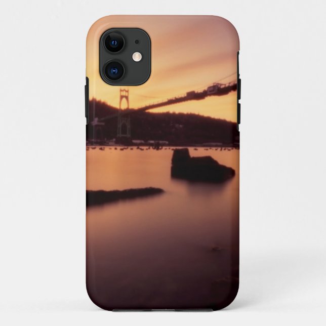 St Johns Bridge Sunset Case-Mate iPhone Case (Back)
